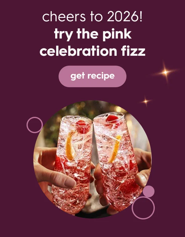 Cheers to 2026! Try the Pink Celebration Fizz