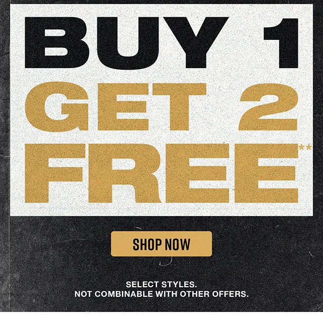 Hours Left! Buy 1 Get 2 Free