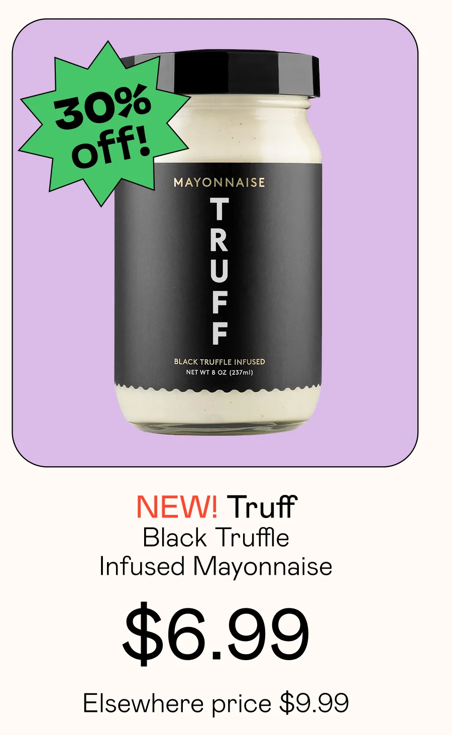 Black Truffle Infused Mayonnaise