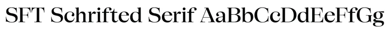 SFT Schrifted Serif