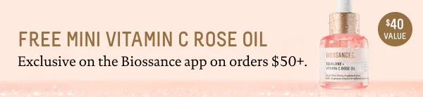 FREE MINI VITAMIN C ROSE OIL