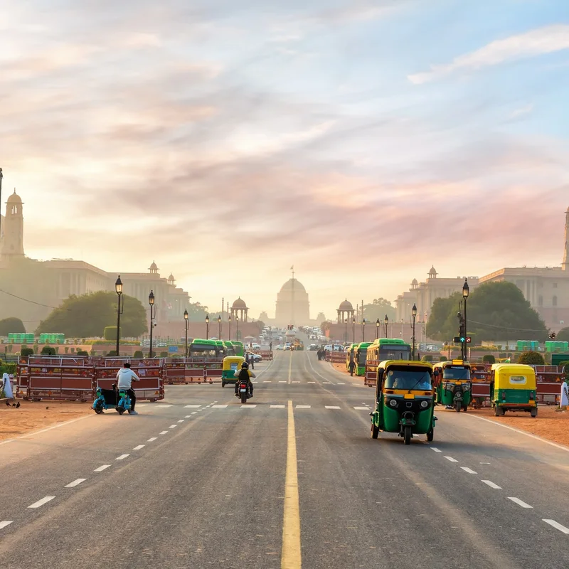 Tuk-tuks in Delhi