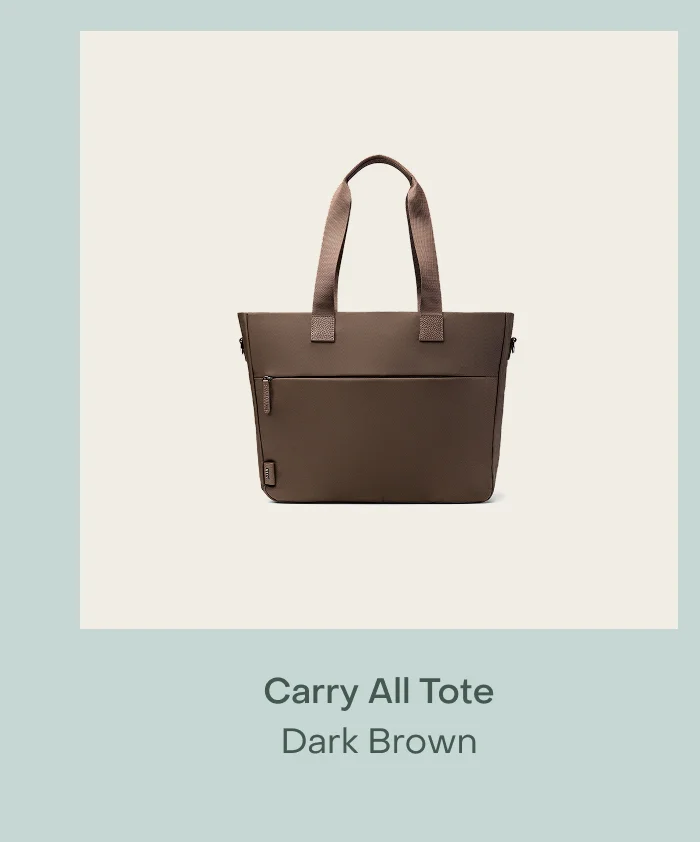 Carry All Tote Dark Brown