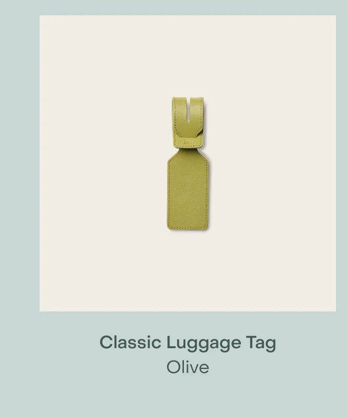 Classic Luggage Tag Olive