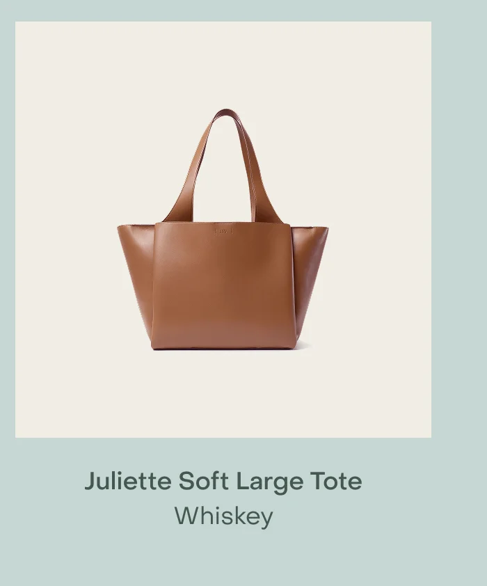 Juliette Soft Large Tote Whiskey