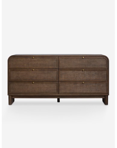 Suzette Wide Dresser-Smoked Oak