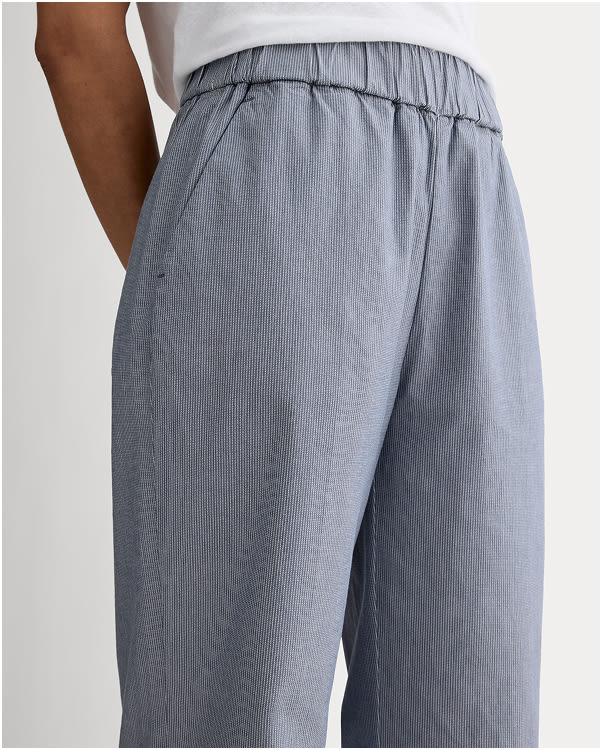 [Image]The Easy Pant | Dark Denim Pinstripe