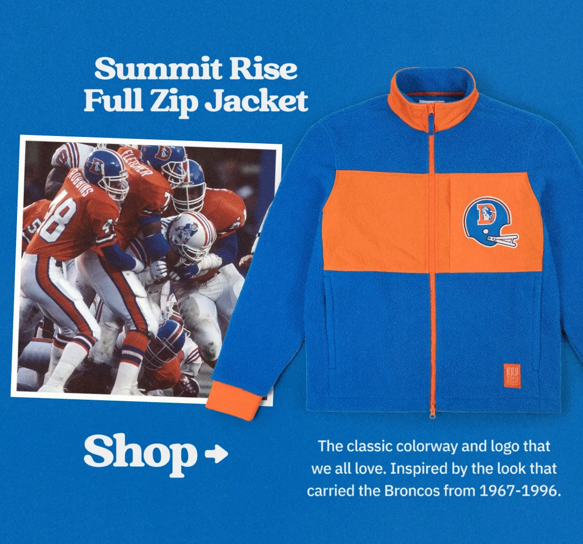 Shop Denver Broncos X Topo Designs Summit Rise