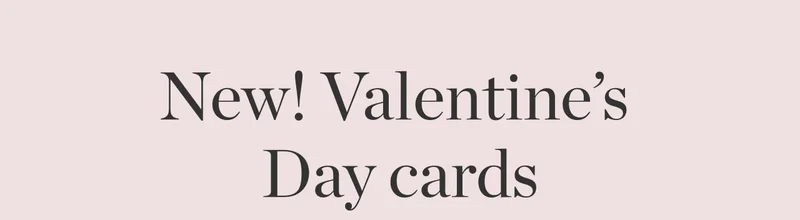 New! Valentine's Day Cards