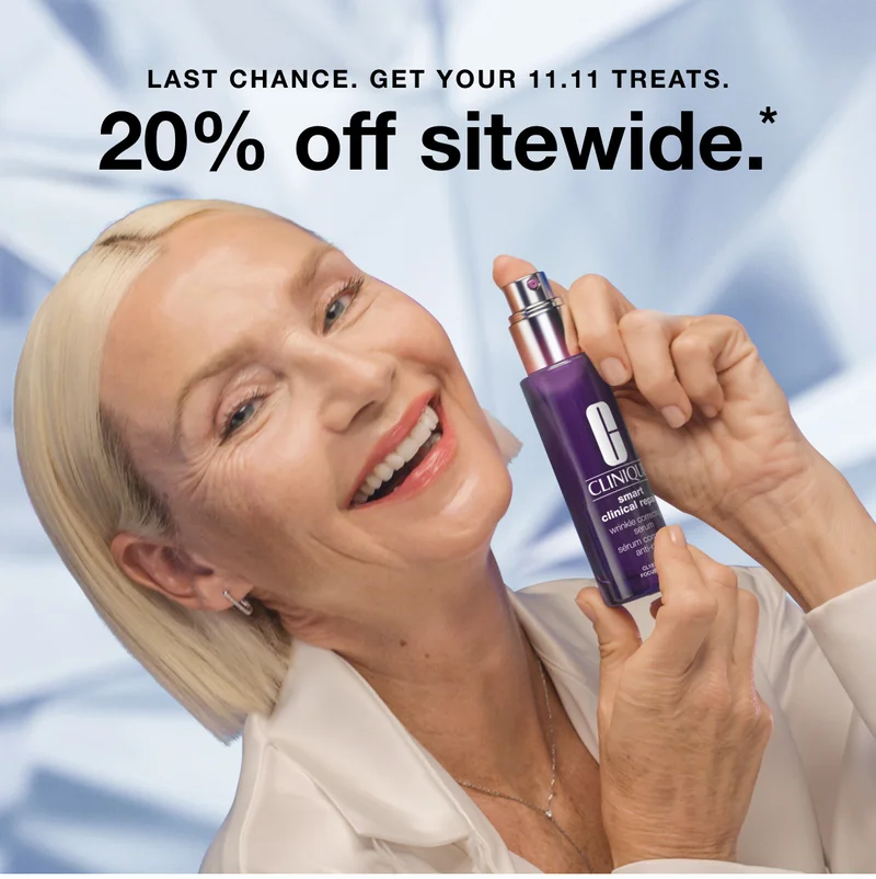 LAST CHANCE. GET YOUR 11.11 TREATS. 20% off sitewide.*