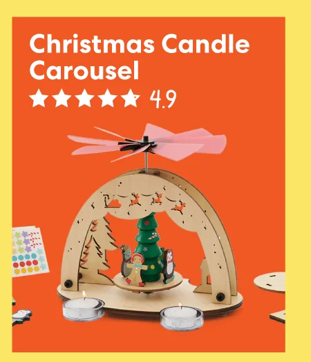 Christmas Candle Carousel