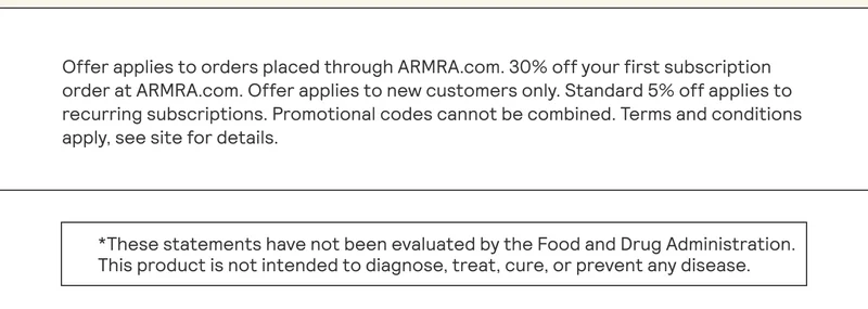These statements have not been evaluated by the Food and Drug Administratoin. This product is not intended to diagnose, treat, cure, or prevent any disease.