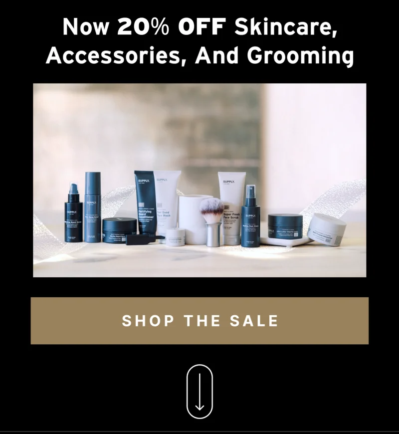 Now 20% OFF Skincare, Accessories, and Grooming [Shop The Sale]]