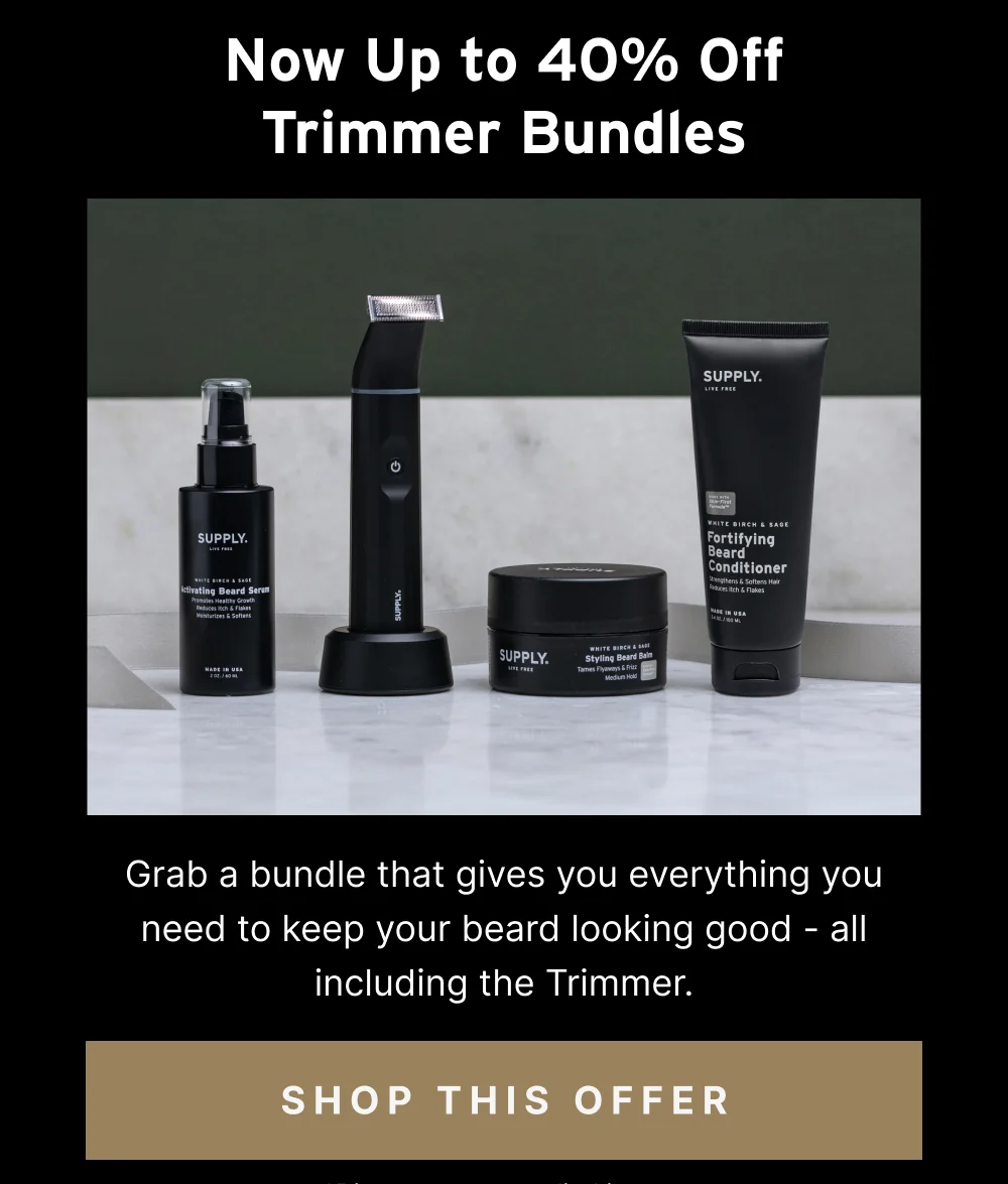 Now Up To 40% OFF Trimmer Bundles [SHOP THIS OFFER]