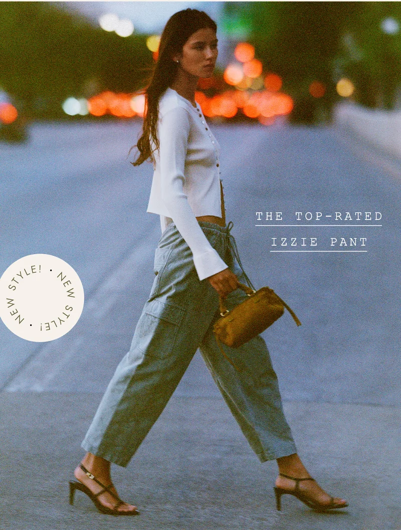 the top-rated izzie pant, new style!