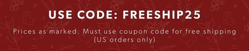 USE CODE: discount code for free shipping. Prices as marked.