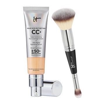 IT Cosmetics CC+ Cream SPF 50 Foundation with Brush