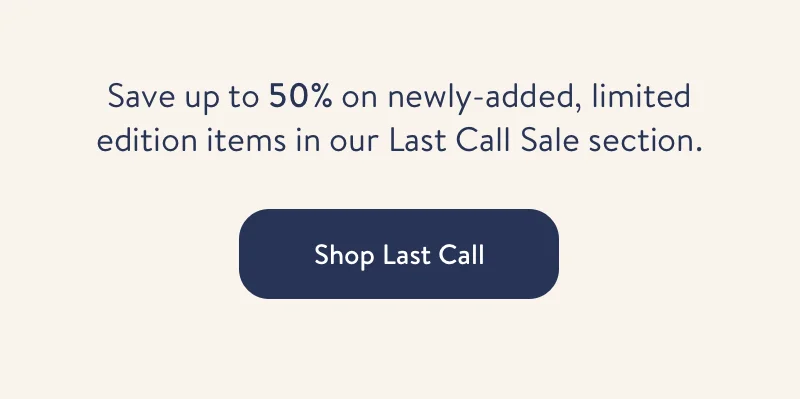 Shop last call