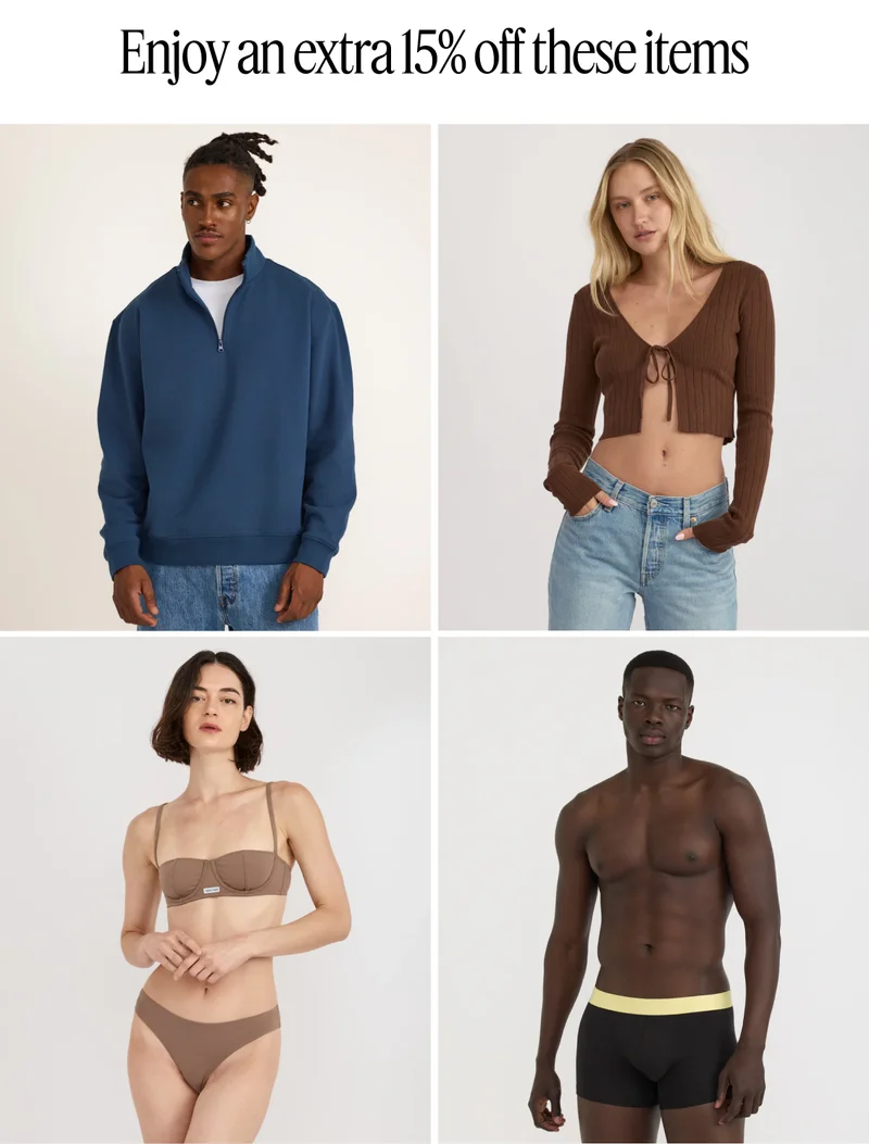 Enjoy an extra 15% off these items