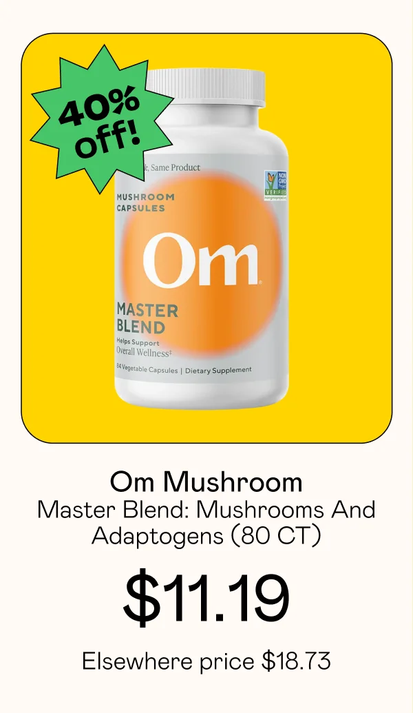 Om Mushrooms - Master Blend: Mushrooms And Adaptogens (80CT)