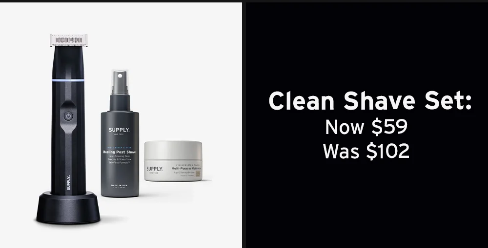 Clean shave set