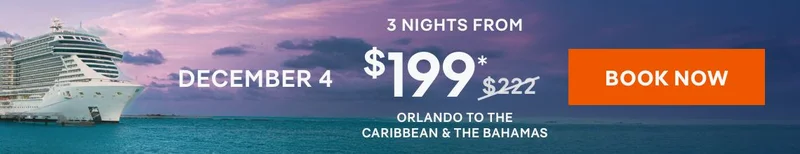 December 4 – 3 Nights from Orlando (Port Canaveral) to the Caribbean & The Bahamas – Click to Book Now