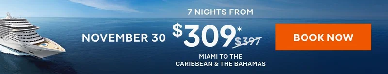 November 30 – 7 Nights from Miami to the Caribbean & The Bahamas – Click to & Book Now