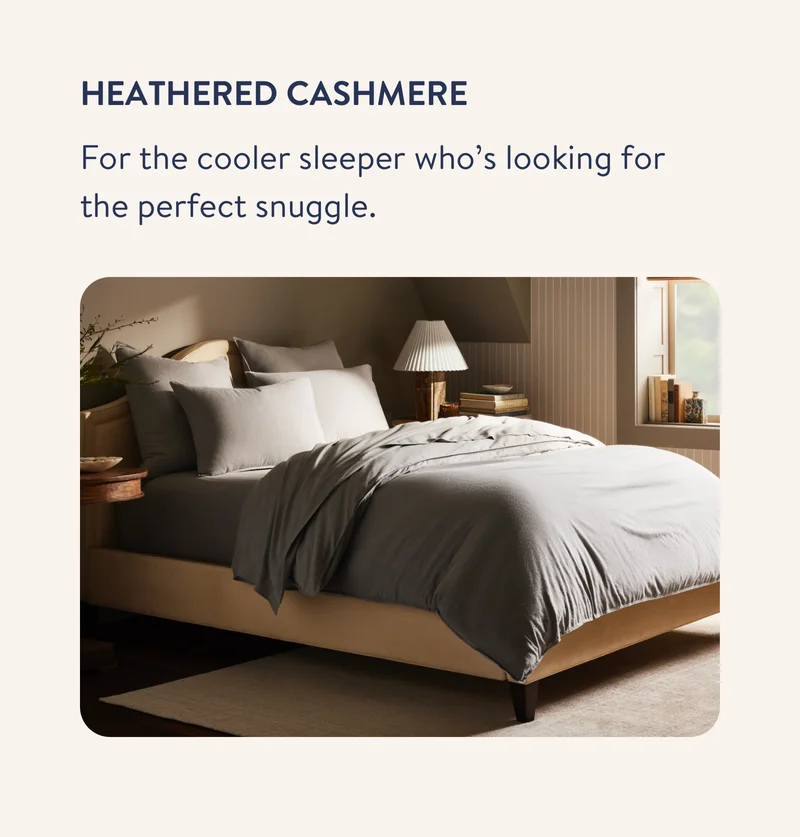 Heathered cashmere