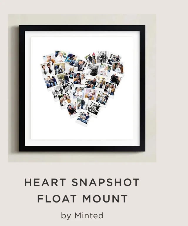 Heart Snapshot Float Mount