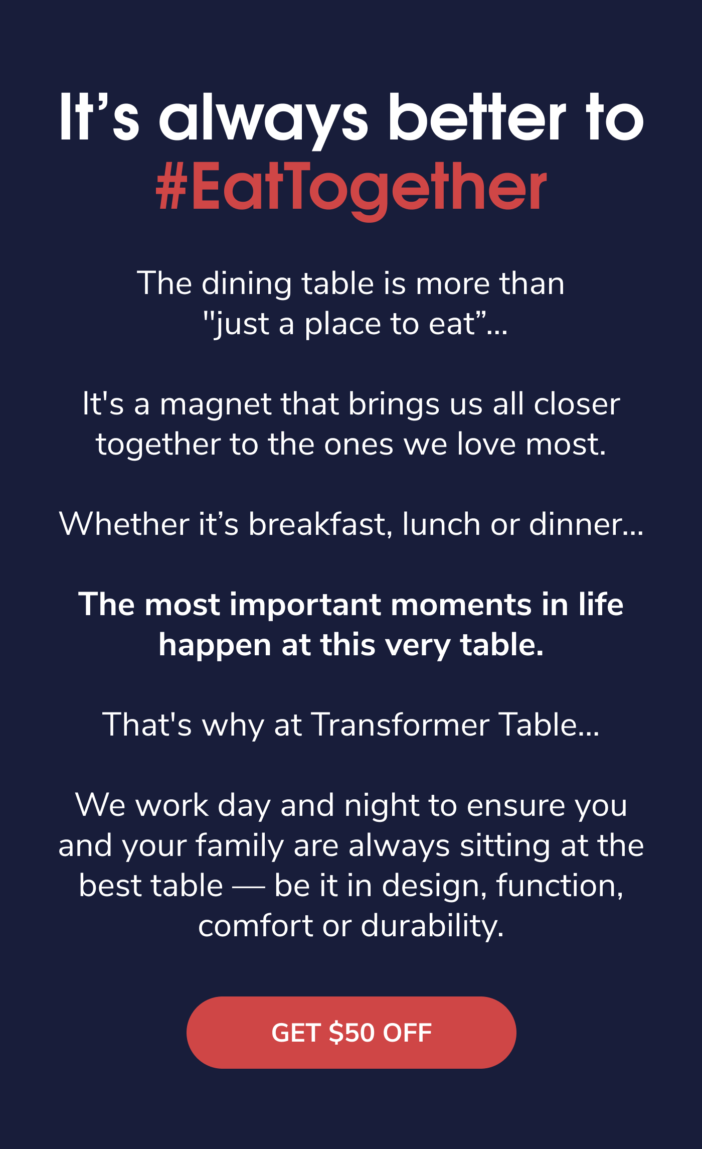 We Should Always #EatTogether