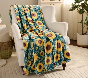 Hay & Harvest Oversized 60x80 Harvest Plush Throw