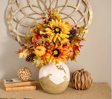 Indoor/Outdoor Autumnal Urn Filler by Valerie