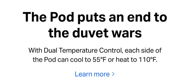 The Pod puts an end to the duvet wars.