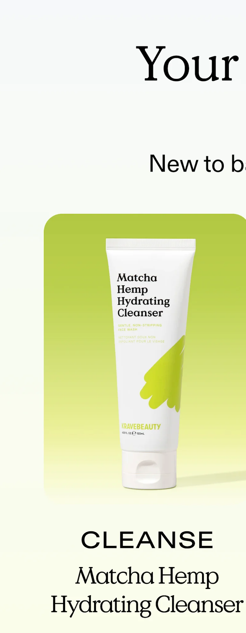 Matcha Hemp Hydrating Cleanser