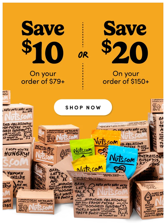 Save $10 on your order of $79+ | Save $20 on your order of $150+ | Shop Now