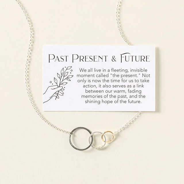 Past Present Future Necklace
