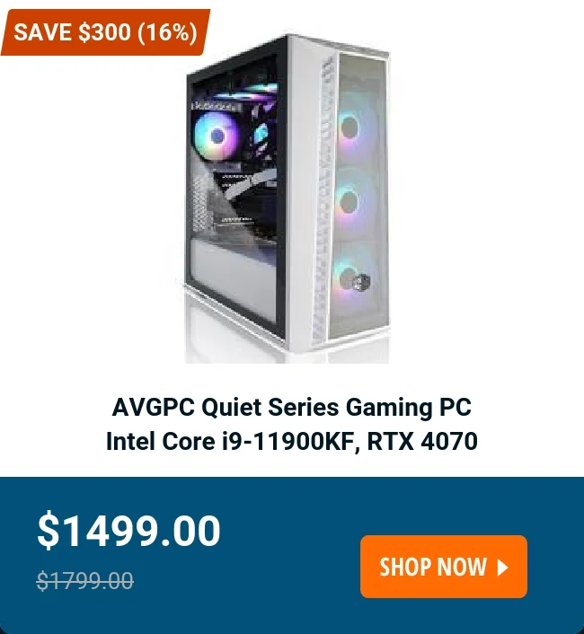 AVGPC Quiet Series Gaming PC