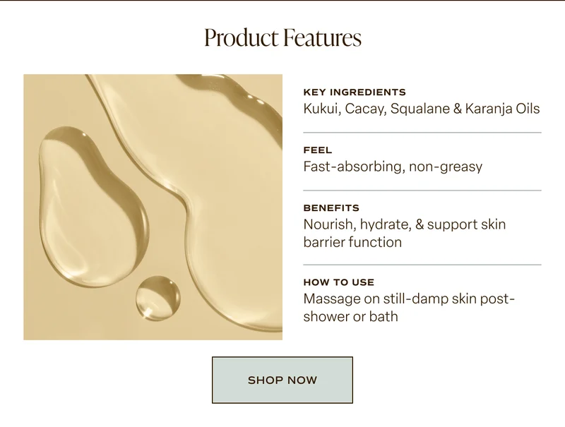 Shea Soleil Nourishing Body Oil
