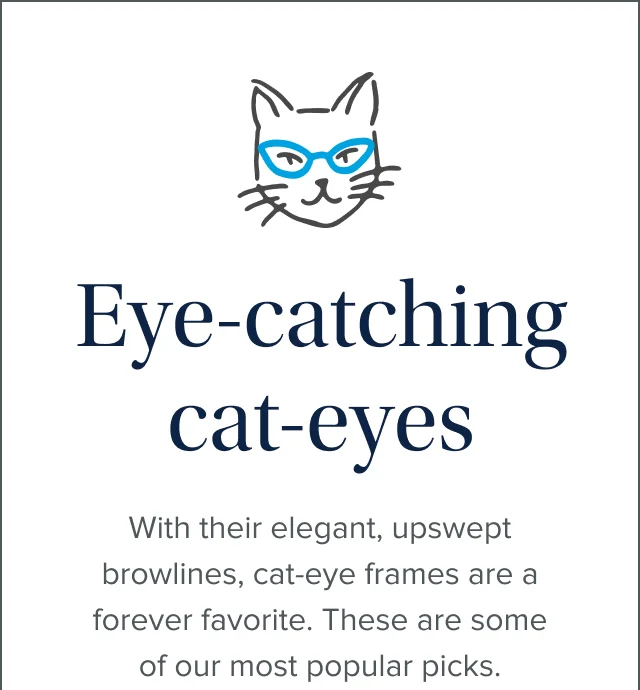 Eye-catching cat-eyes
