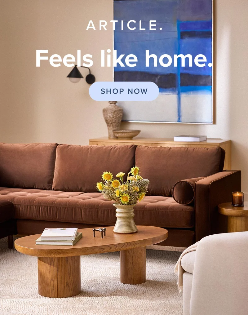 Feels like home: Shop Now.