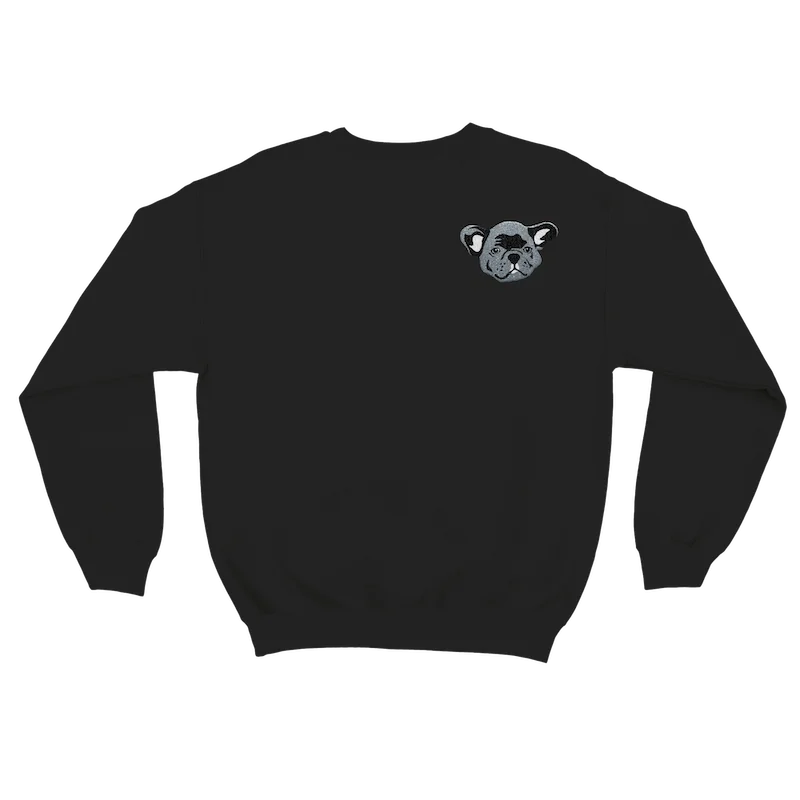 Custom Pet Face Embroidered Sweatshirt