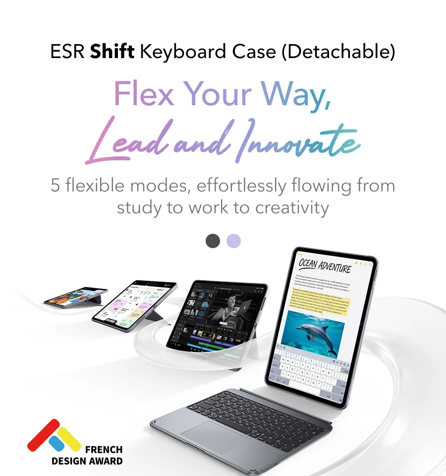 ESR Shift Keyboard Case (Detachable)
