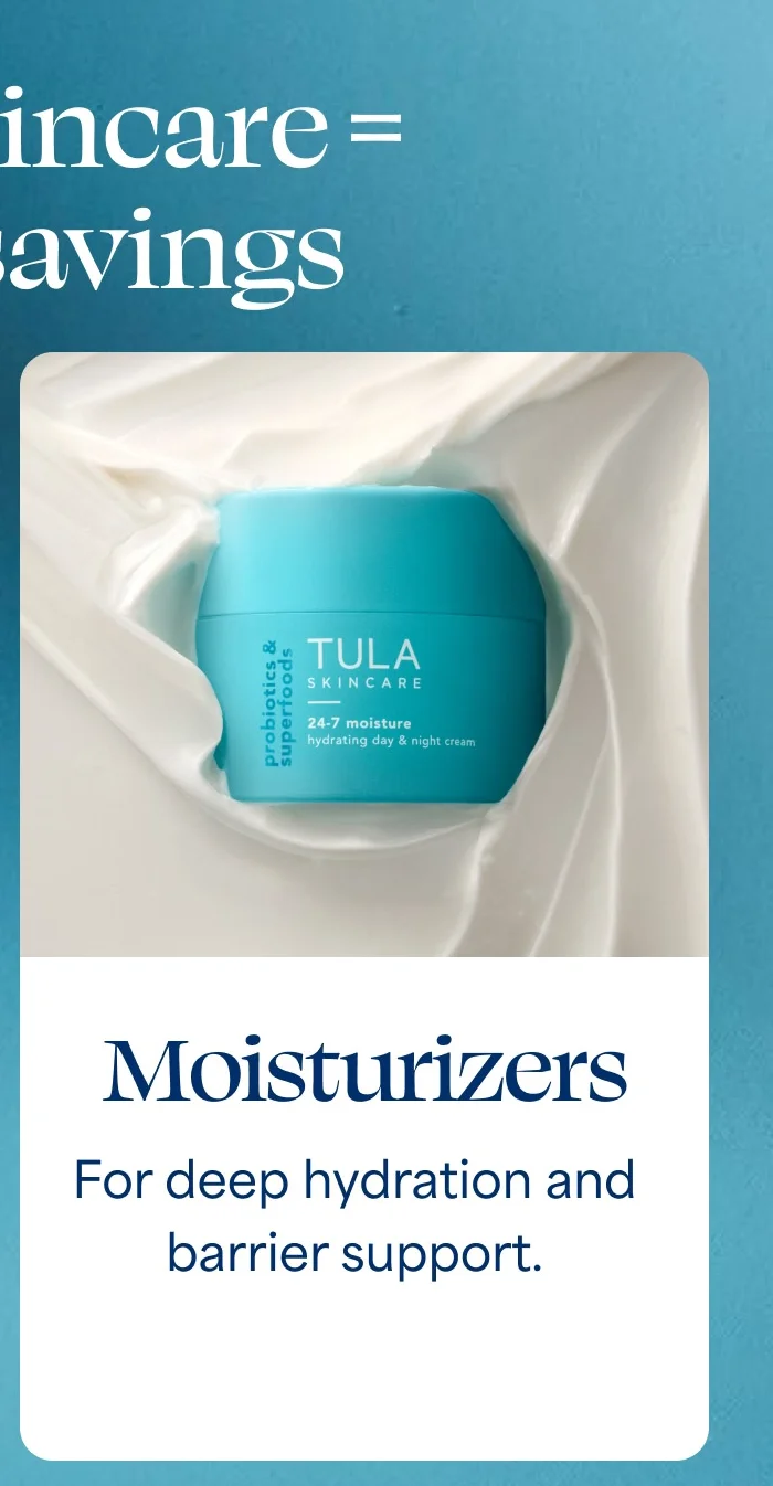 Moisturizers For deep hydration and barrier support.