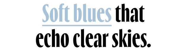 Soft blues