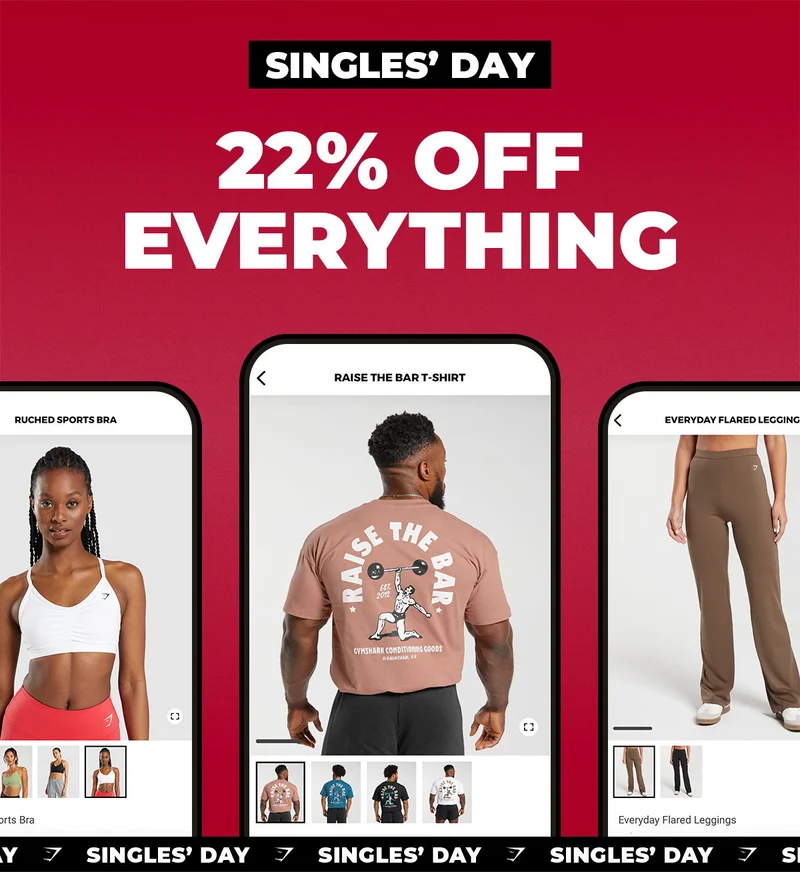 Singles' Day 22% OFF Everything.