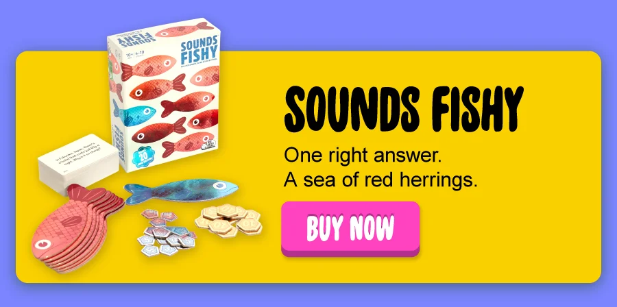 Sounds Fishy: One right answer. A sea of red herrings. Buy now.
