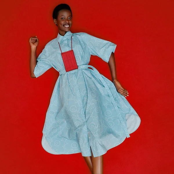 Popliini Piirto Unikko Dress