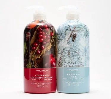 HomeWorx by Slatkin + Co. S/2 34oz Body Wash