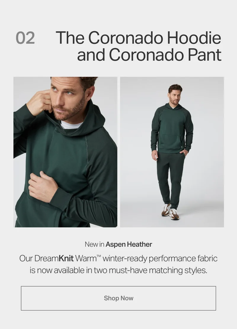 The Coronado Hoodie and Coronado Pant