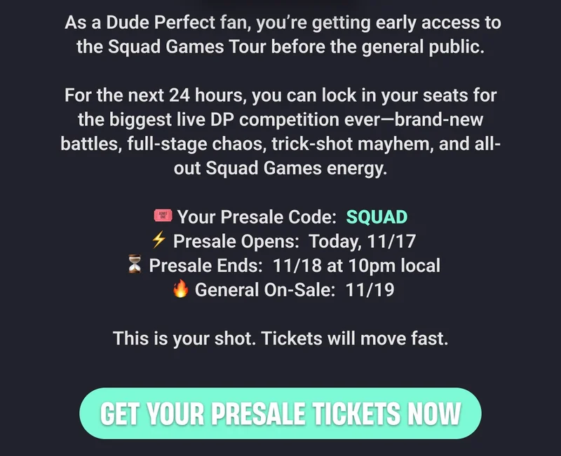 Squad Games Tour